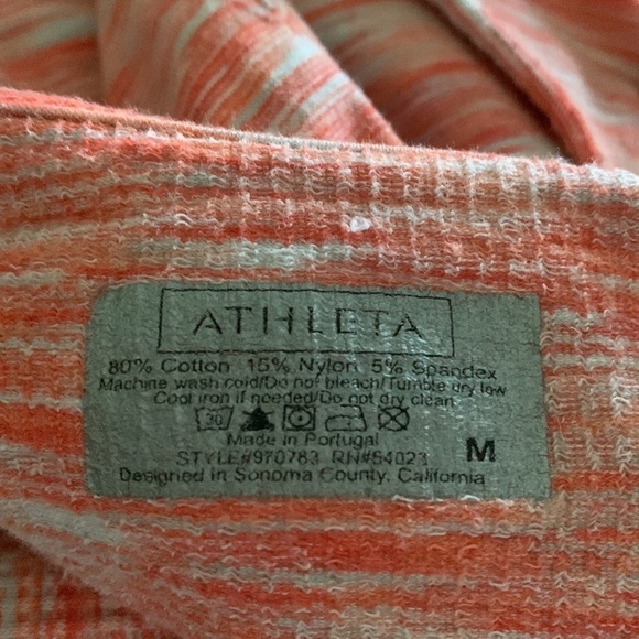 Athleta Breathe Space Dye Tank Top - Red/White - Picture 6 of 7